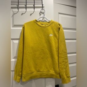 Nike/yellow sweatshirt /xs